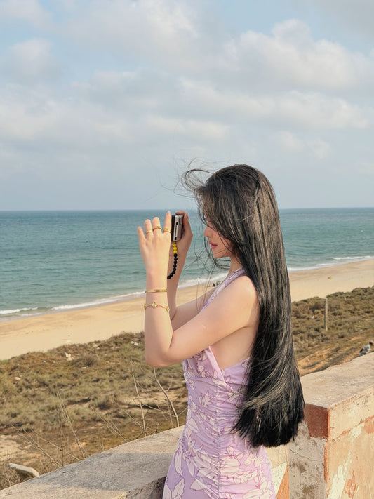 PURPLE FLORAL PRINT MAXI DRESS