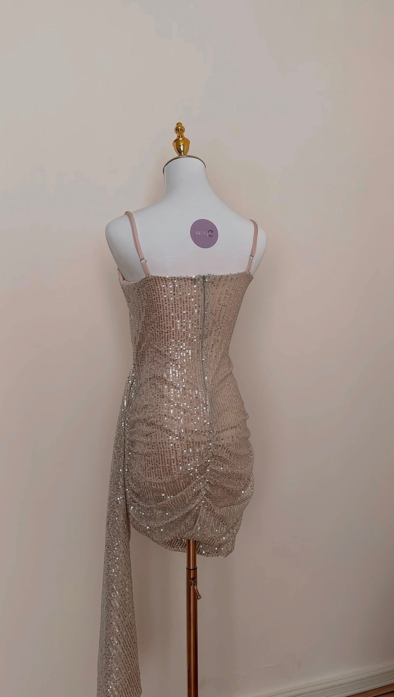 CHAMPAGNE DINNER DRESS