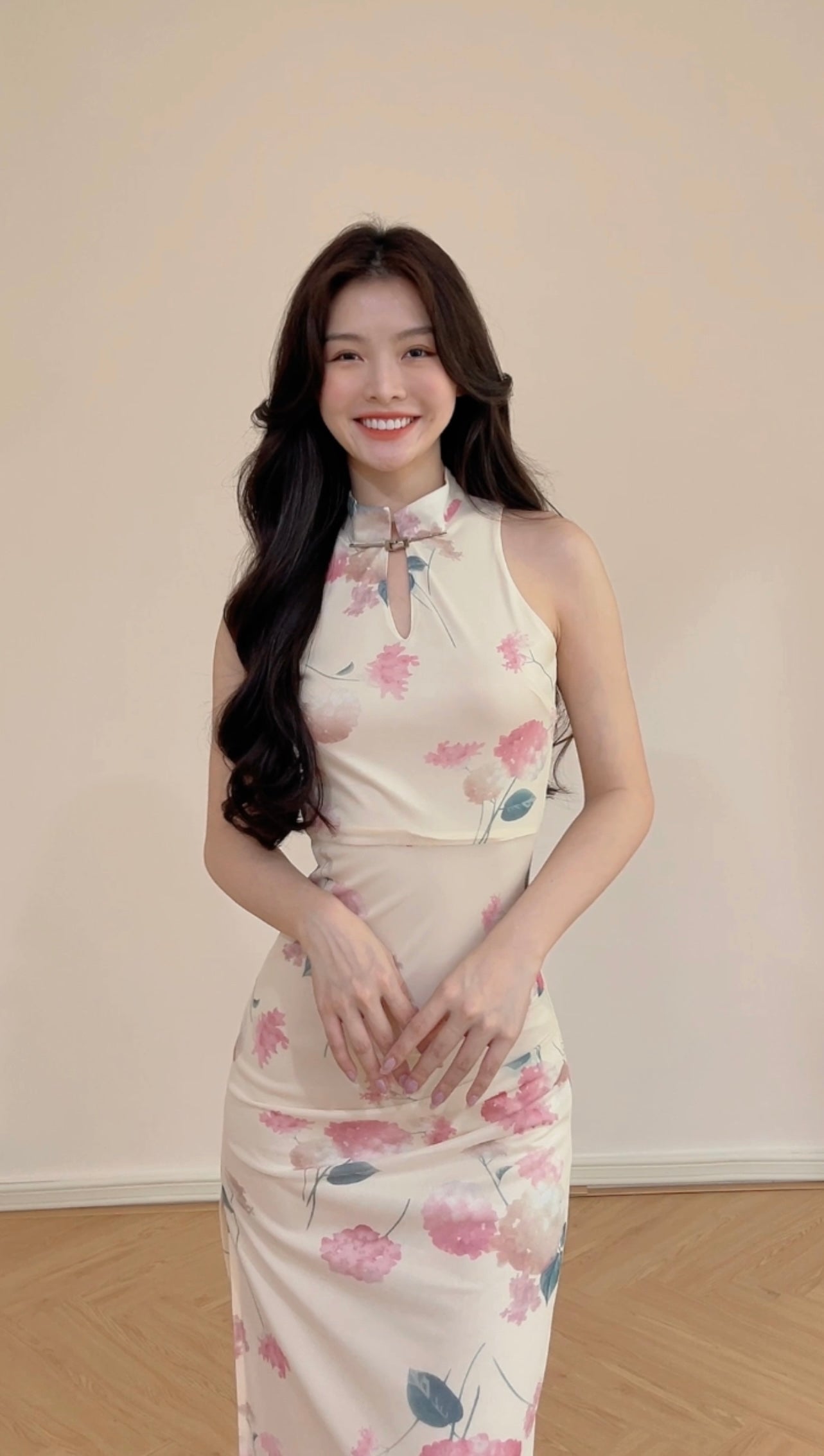 FLORAL LONG CHEONGSAM
