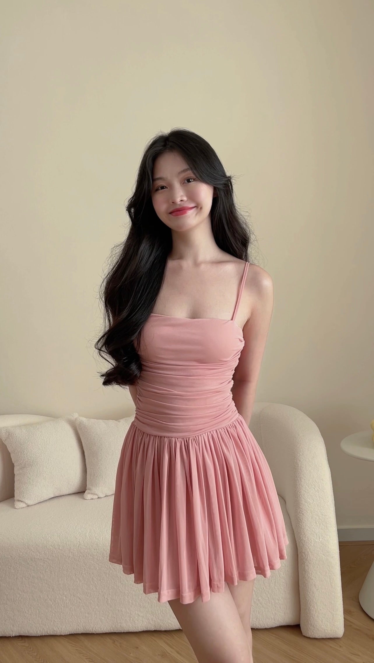 PINK SLIP DRESS