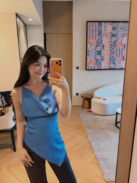 BACKLESS ASYMMETRICAL TOP