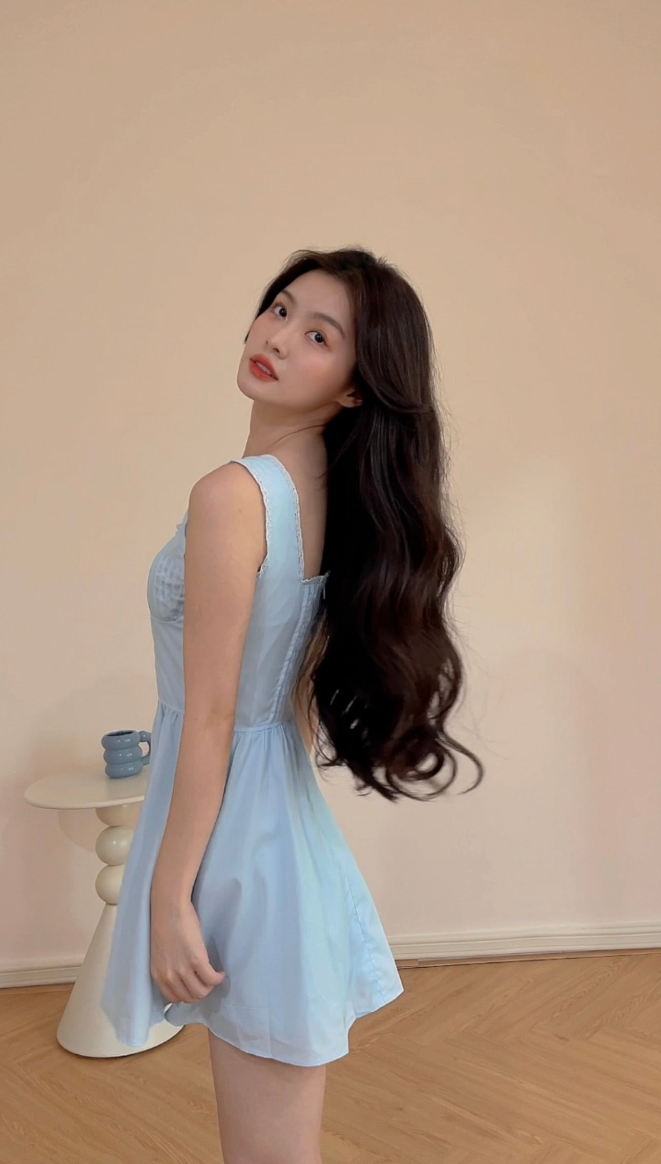 SKY BLUE SUMMER DRESS