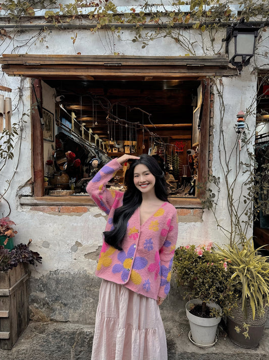 PINK FLORAL PRINTED CARADIAGE