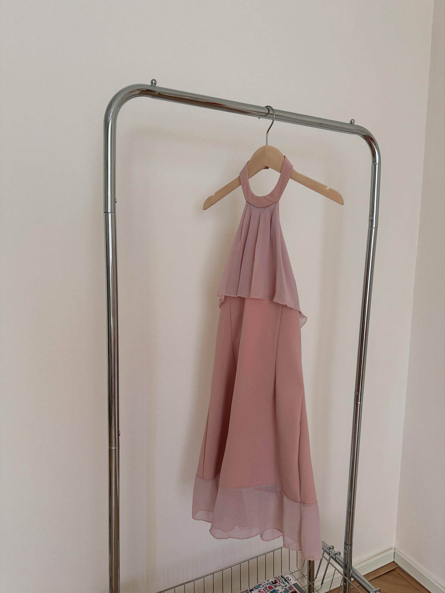 DUSTY PINK SLEEVELESS DRESS