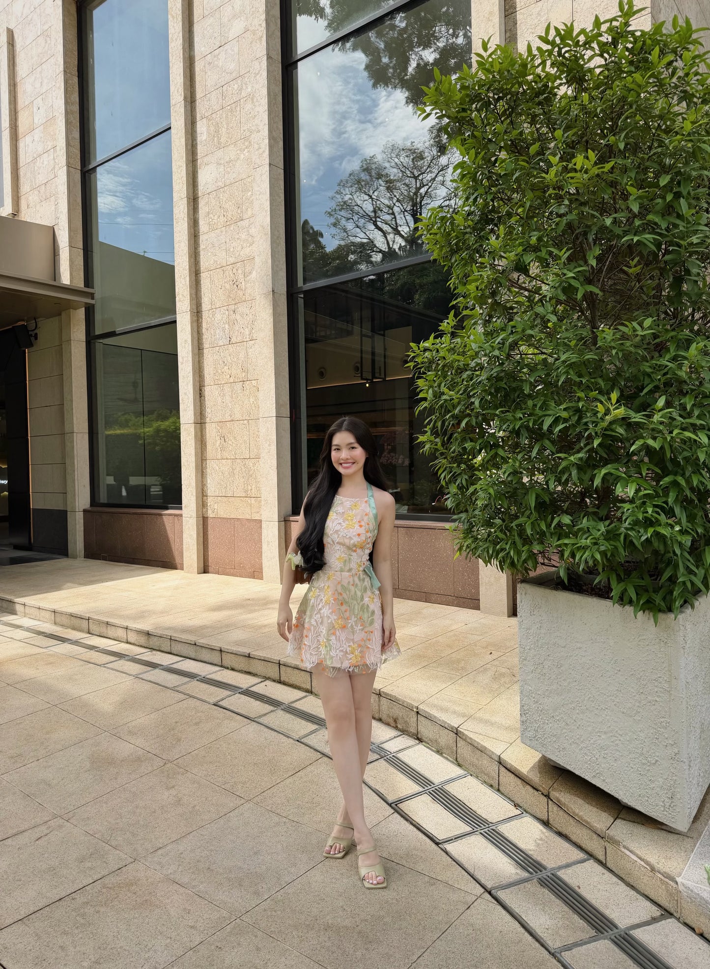 ENCHANTED GARDEN MINI DRESS