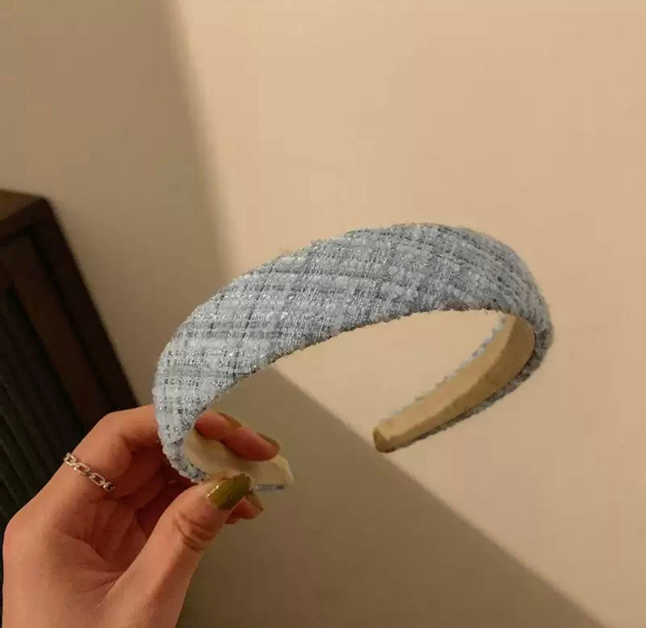 COTTON TWEED HEADBAND