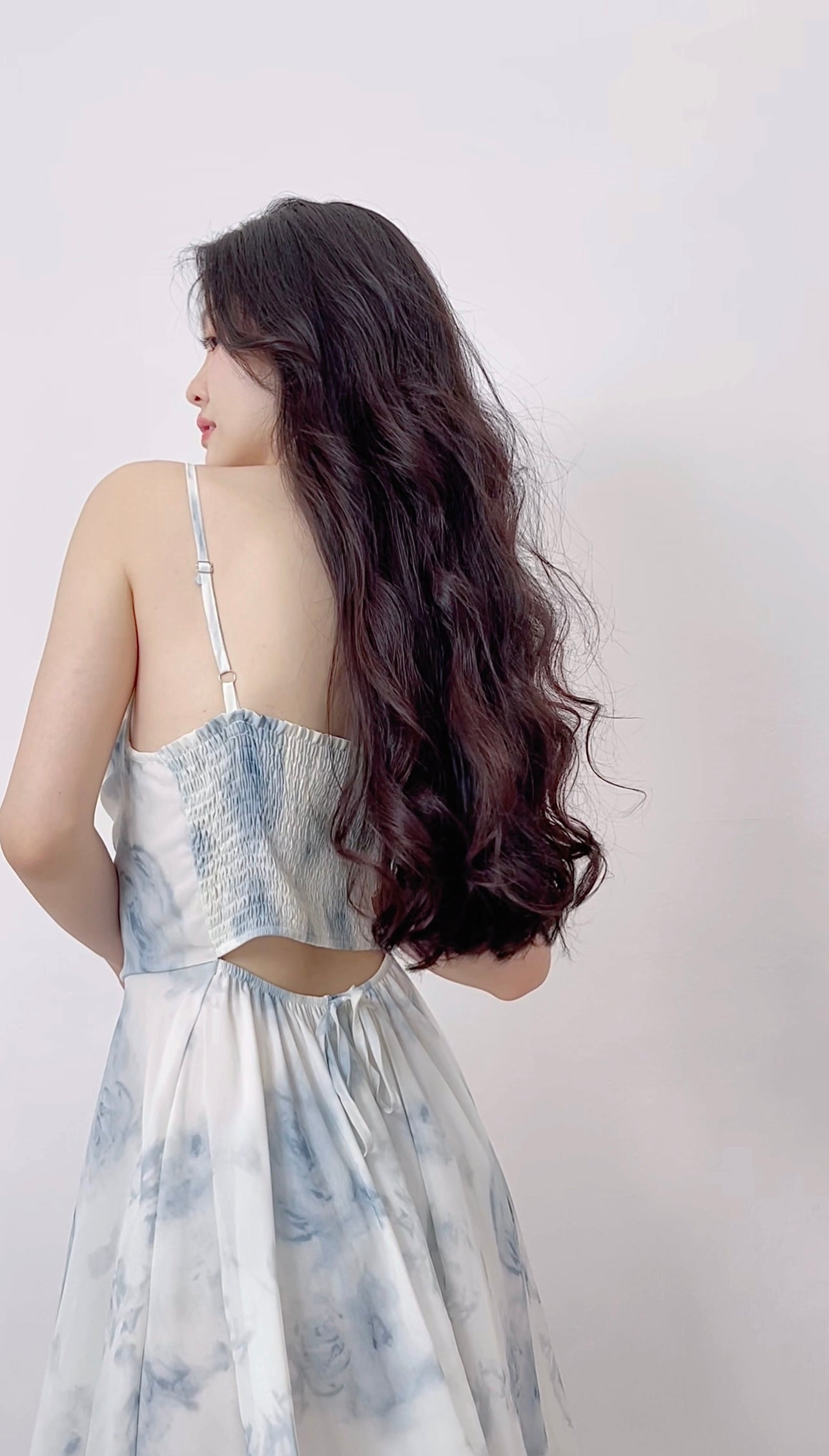 KOREA ELEGANT GRADIENT DRESS
