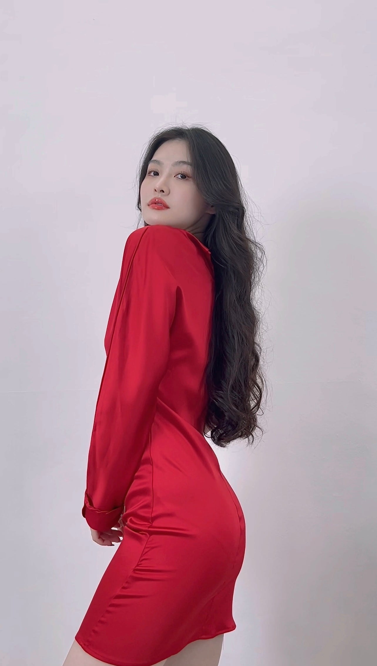 ELEGANT SATIN DRESS