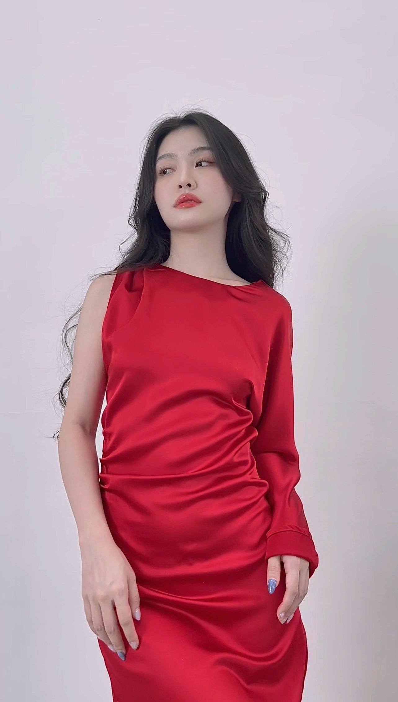 ELEGANT SATIN DRESS
