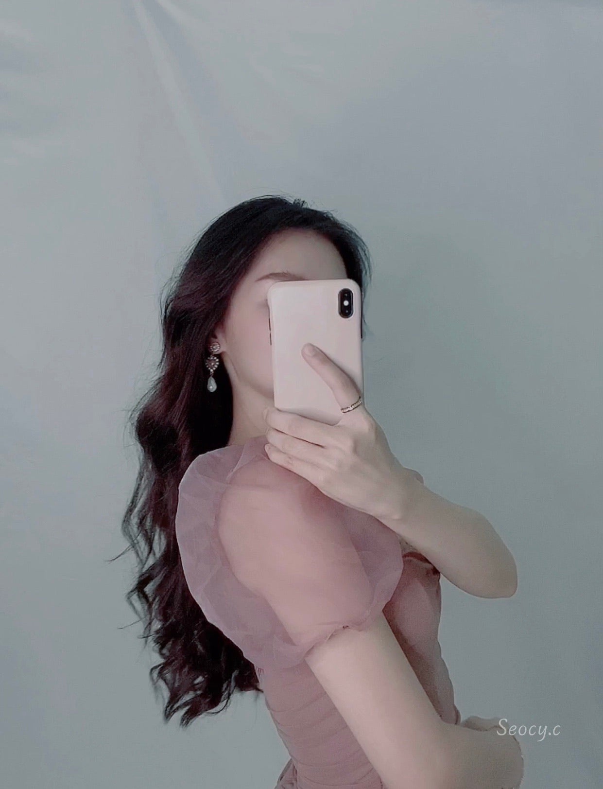 ELEGANT DUSTY PINK DRESS