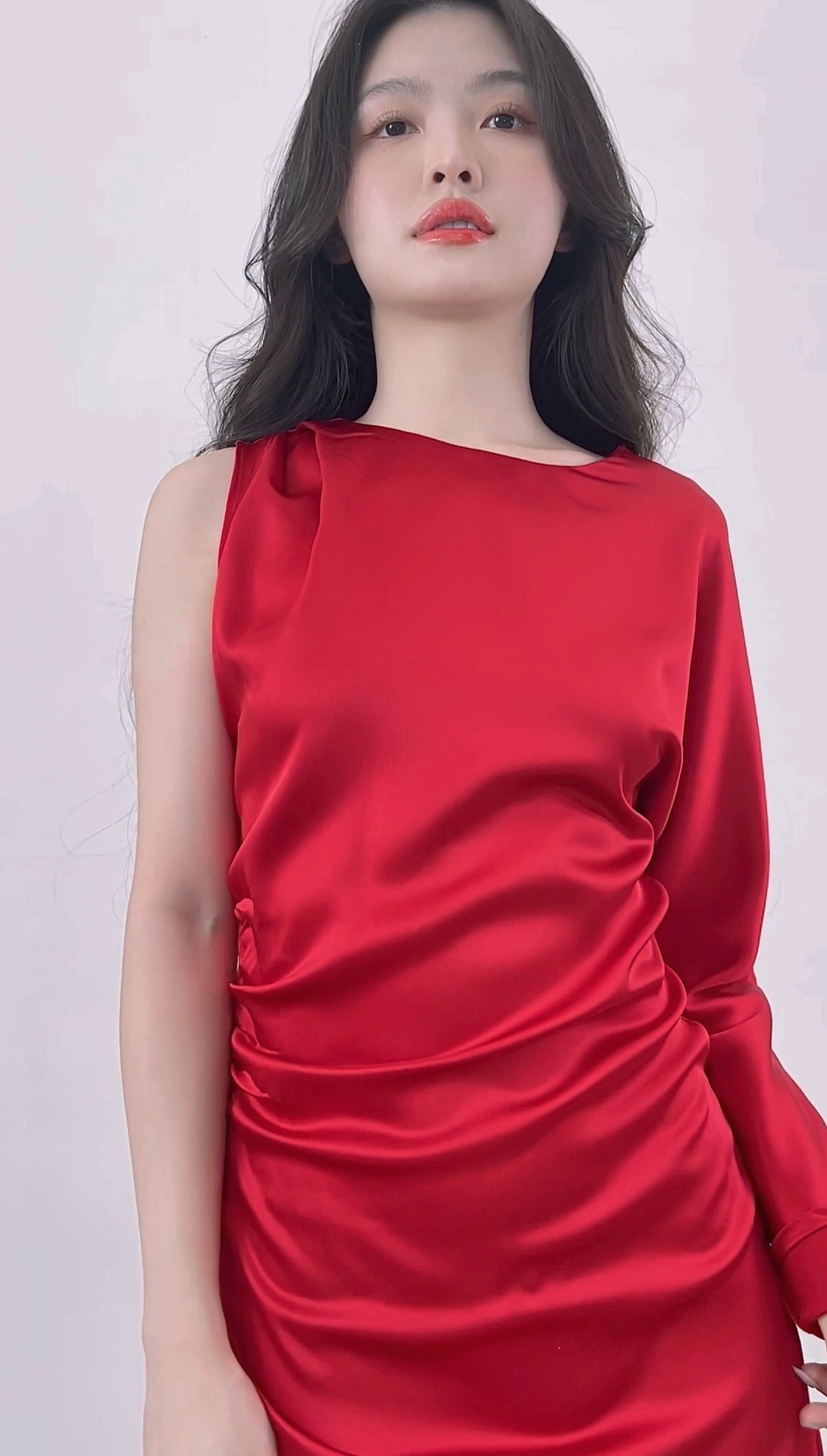 ELEGANT SATIN DRESS