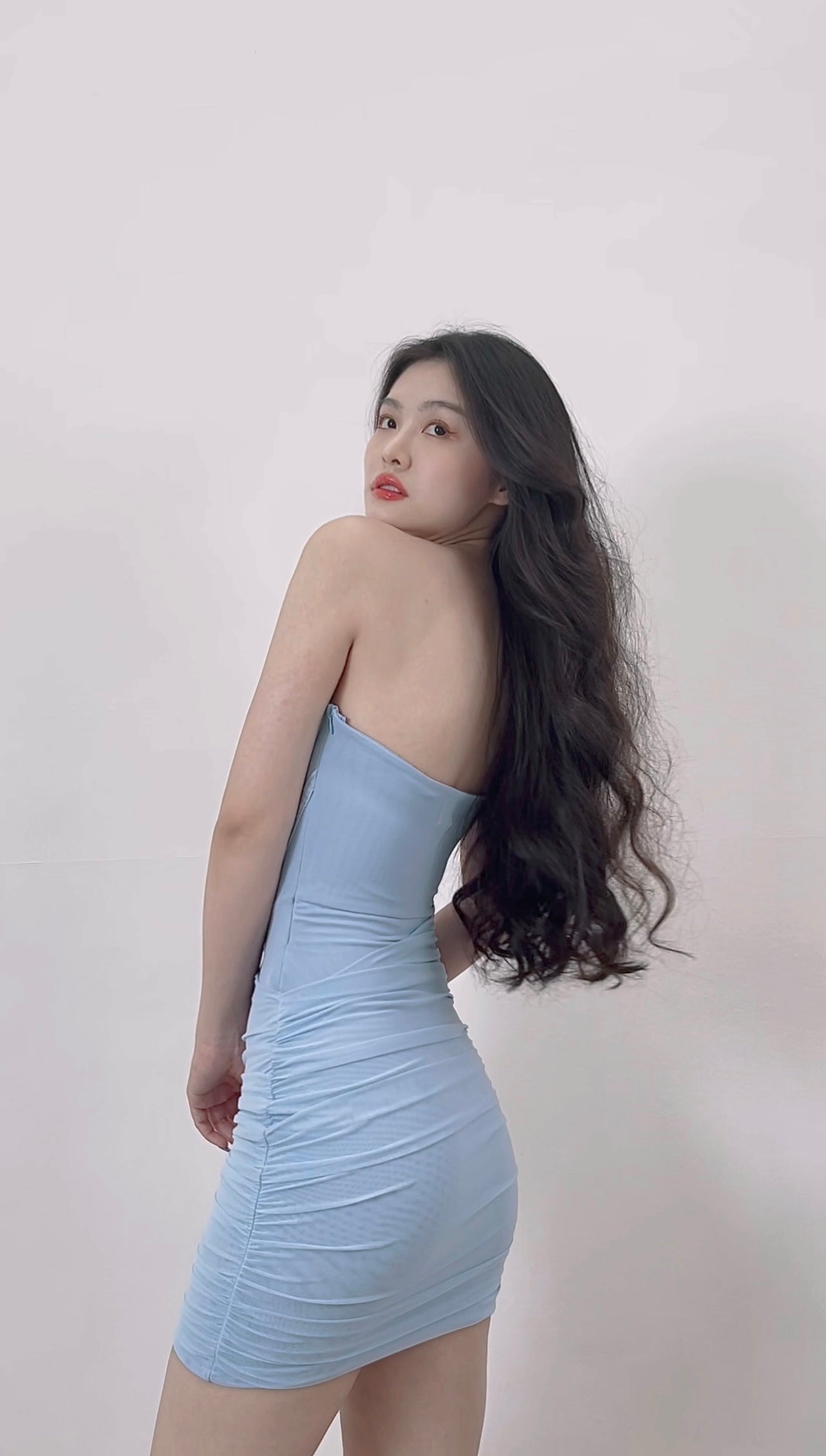ONE SHOULDER SLIM DRESS