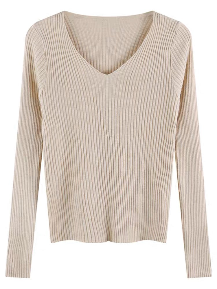 CREAM LONG SLEEVES TOP