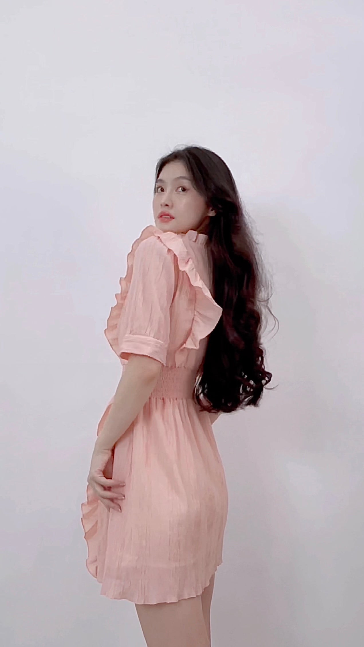 LIGHT PINK DRESS