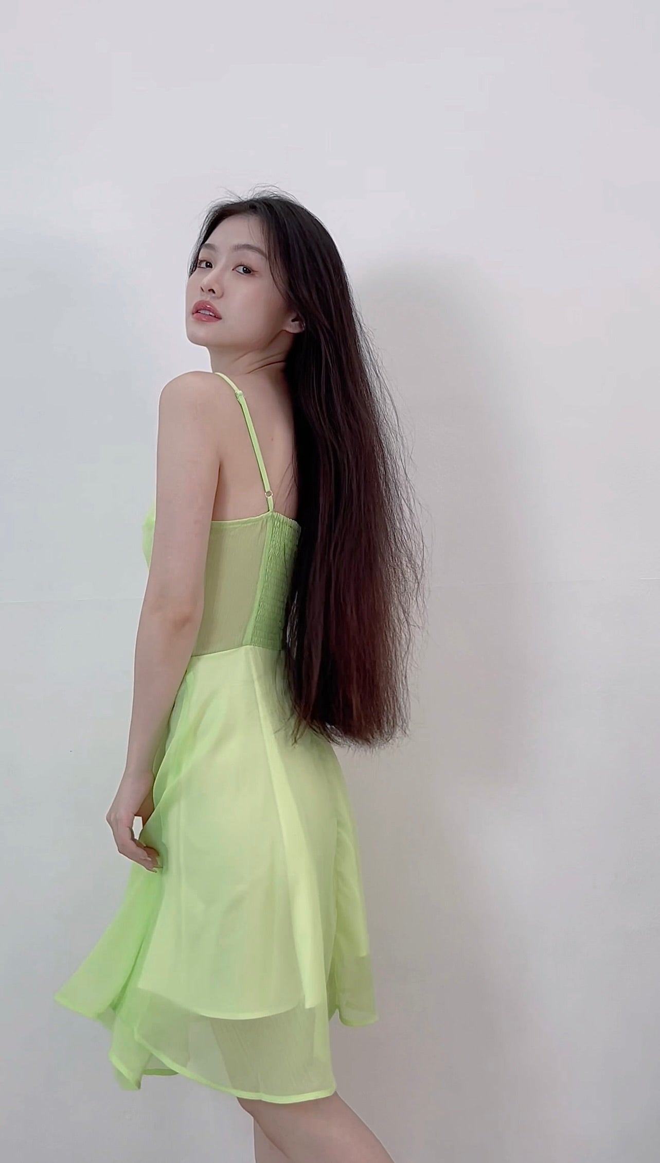 POLYESTER BONING DRESS
