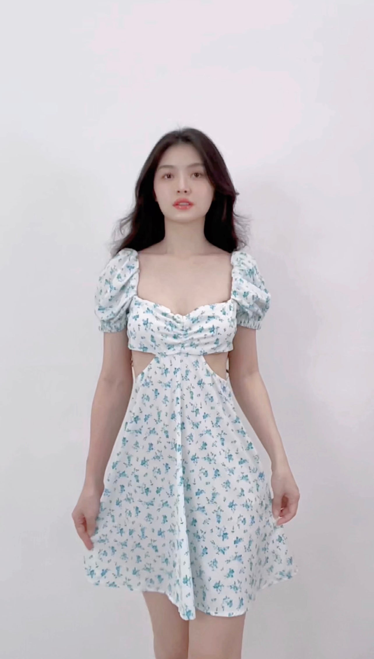KOREA FLORAL DRESS
