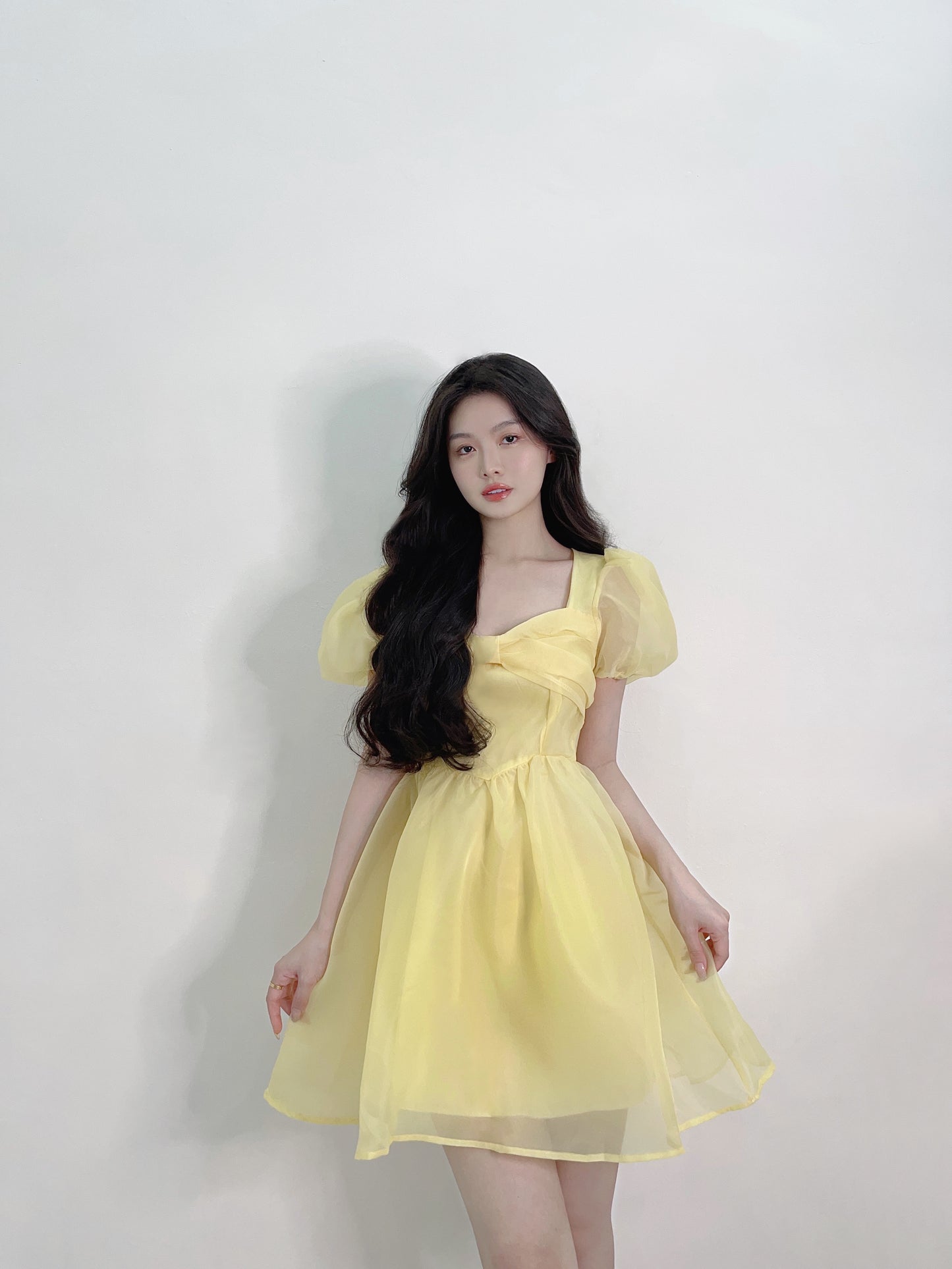 YELLOW SLIM DRESS