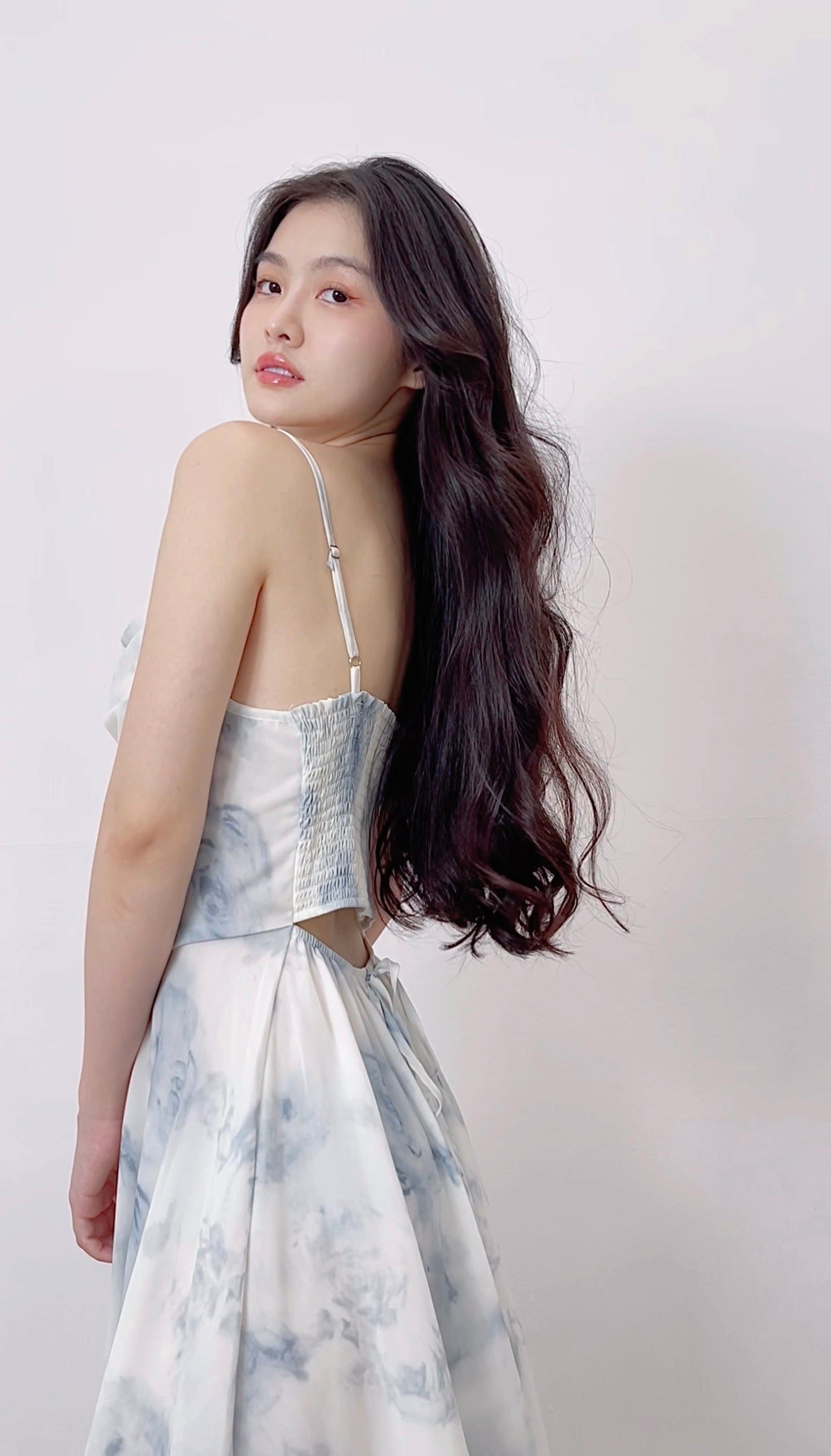 KOREA ELEGANT GRADIENT DRESS