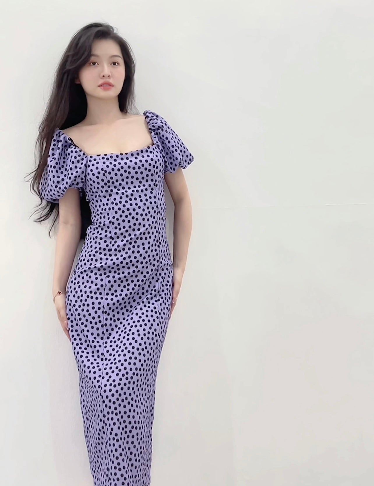KOREA POLKA DOTS DRESS