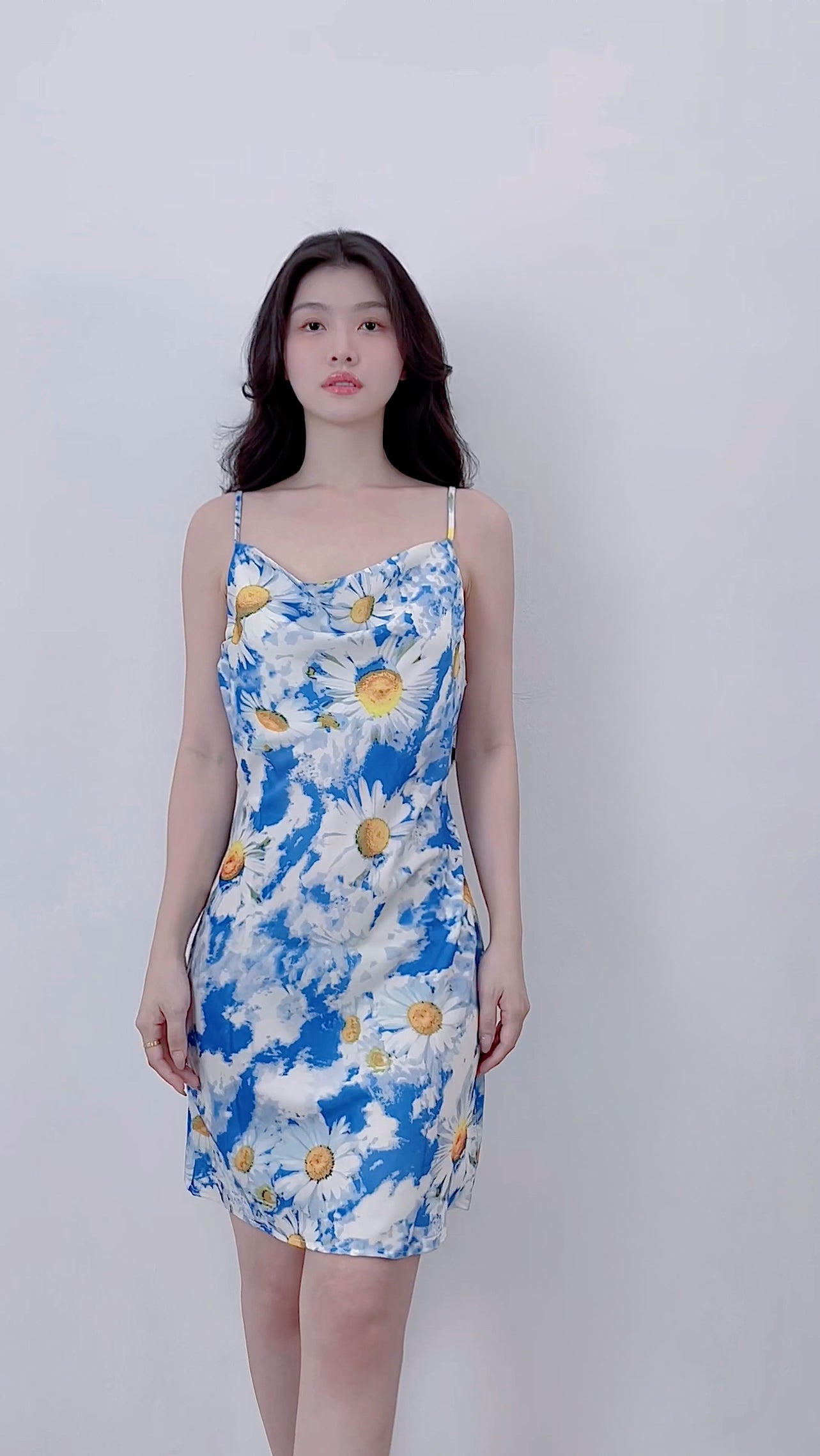 KOREA FLOWER PRINTED DRESS
