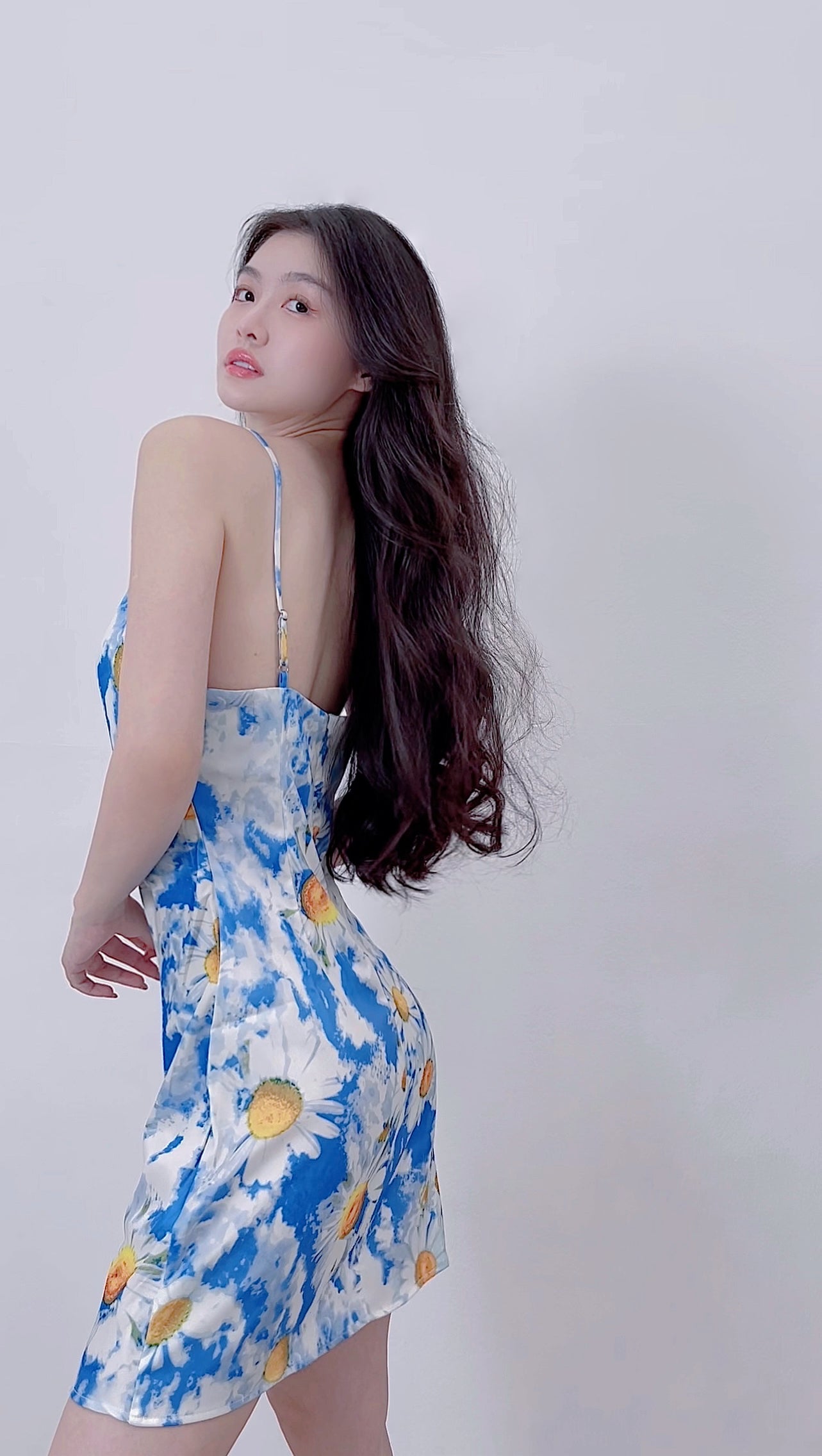 KOREA FLOWER PRINTED DRESS