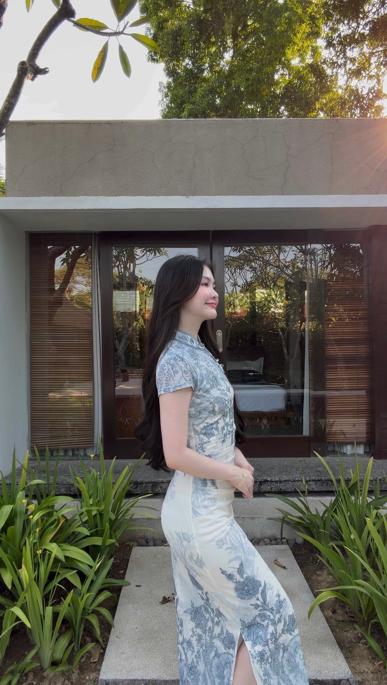 INK CHARM CLASSIC LONG CHEONGSAM 墨韵天成 SC1001