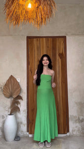 BV GREEN TUBE DRESS