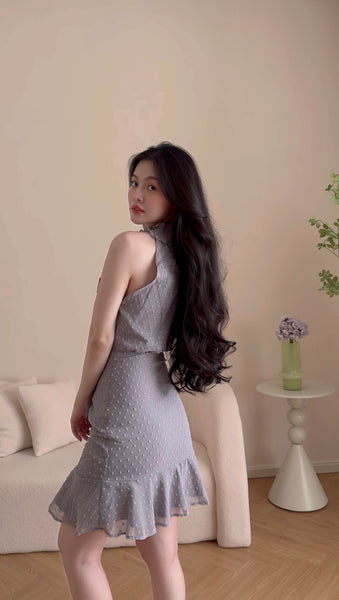 KOREA GREY MINI DRESS