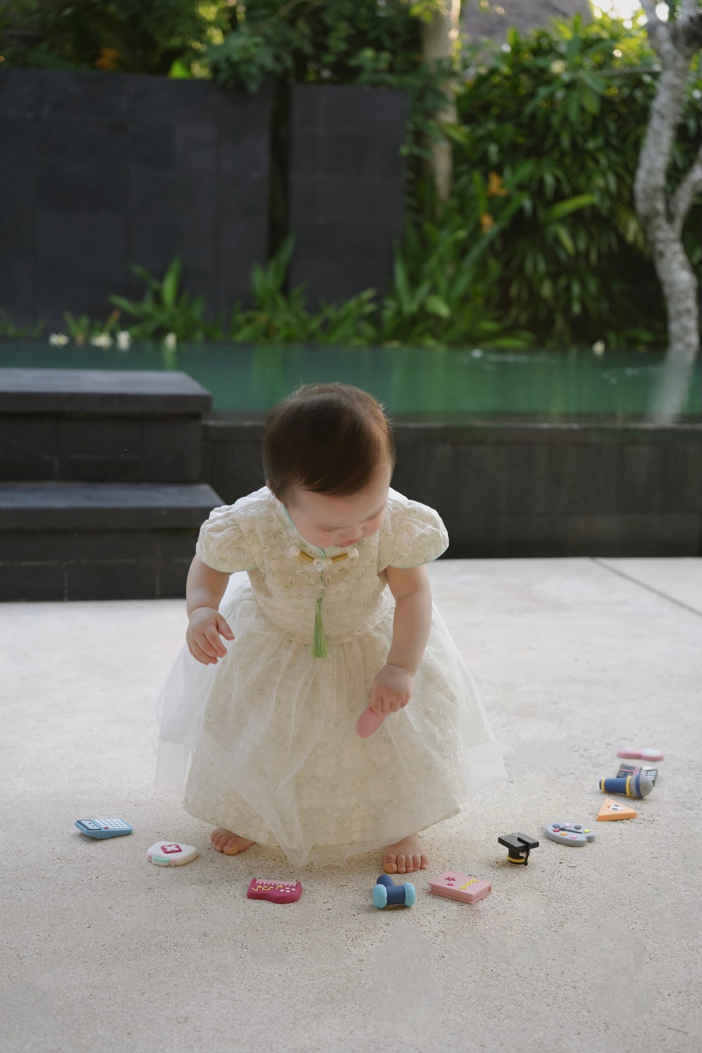 EMERALD GRACE PETITE BABY CHEONGSAM 翠色轻盈 BCSC001