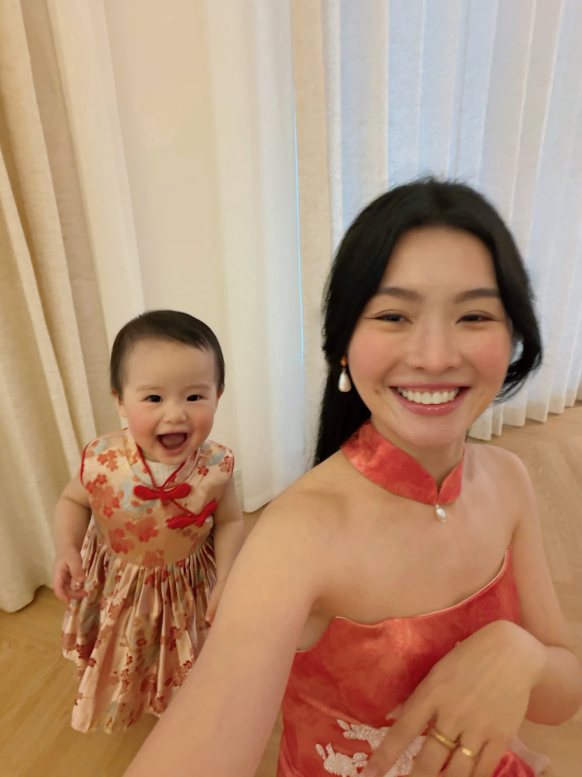 REGAL RED BABY CHEONGSAM 雍容华贵 BCSC002