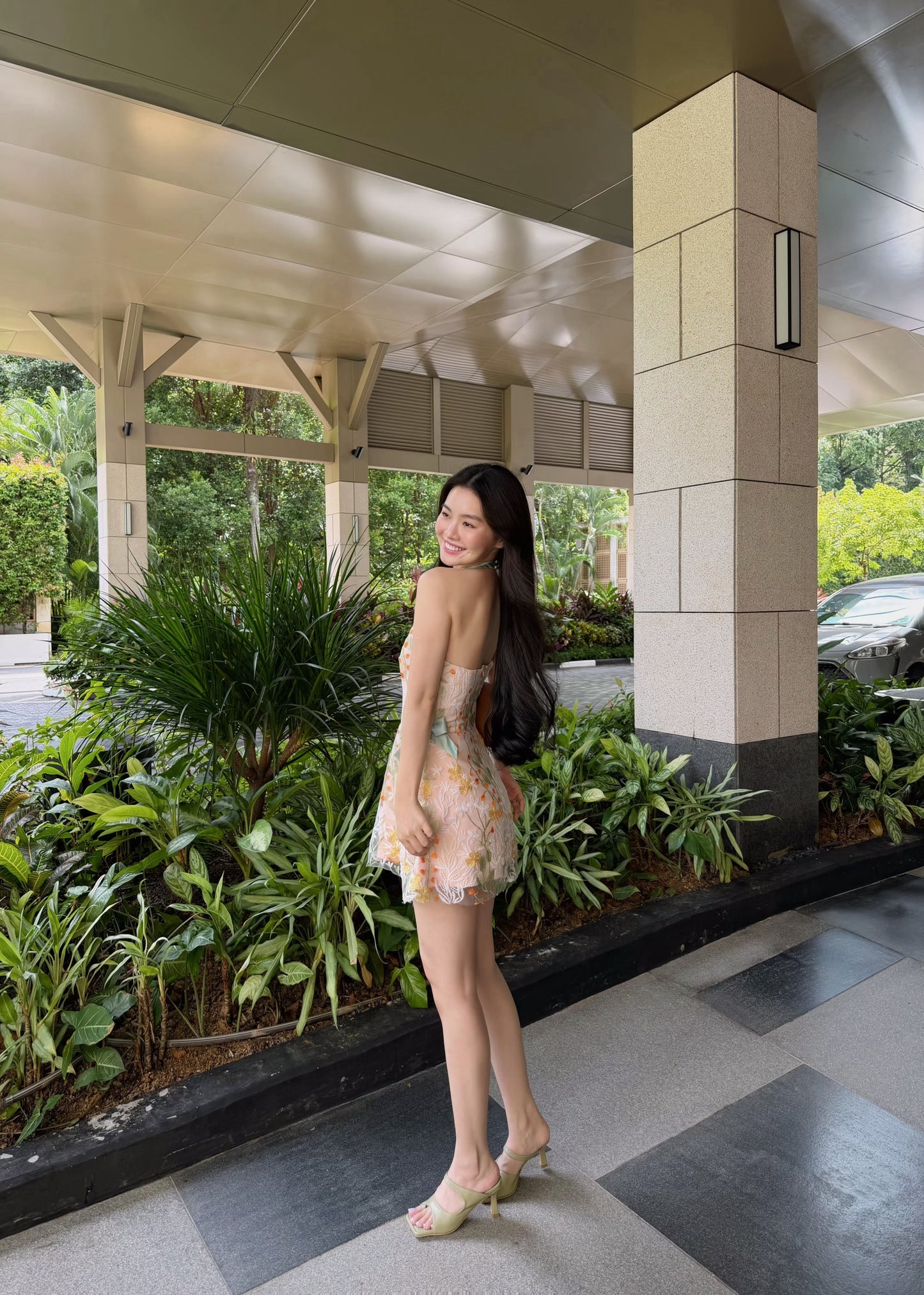 ENCHANTED GARDEN MINI DRESS