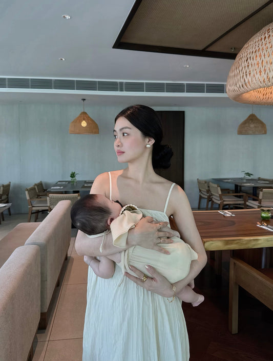 BEIGE STRAIGHT-CUT CAMI MAXI DRESS