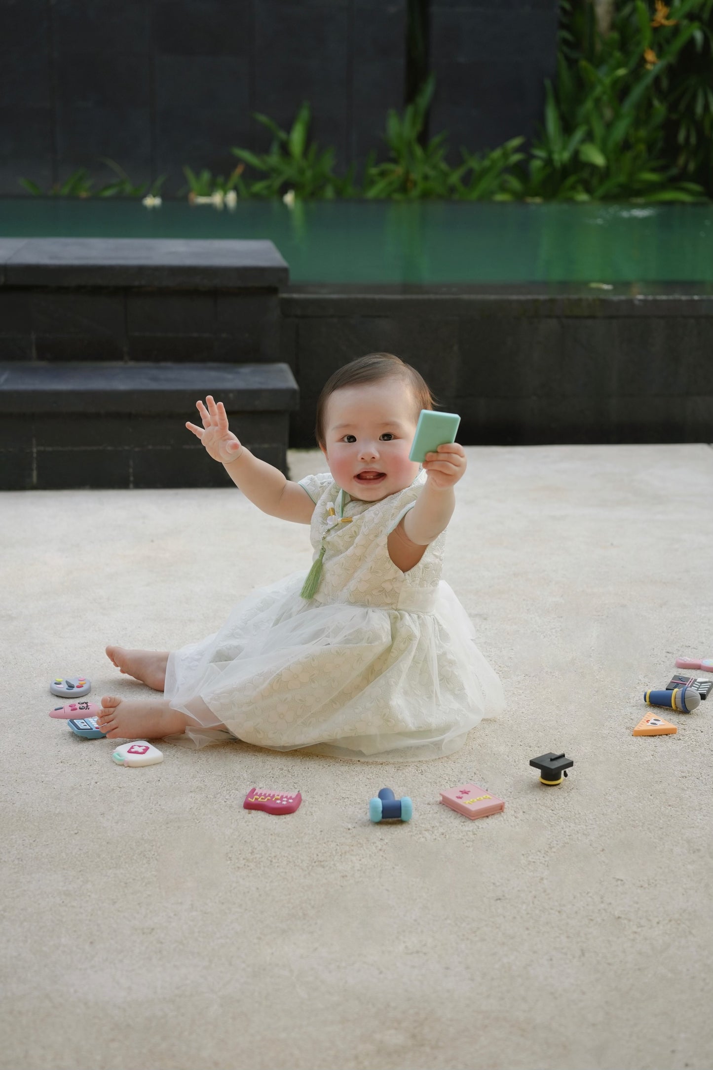 EMERALD GRACE PETITE BABY CHEONGSAM 翠色轻盈 BCSC001