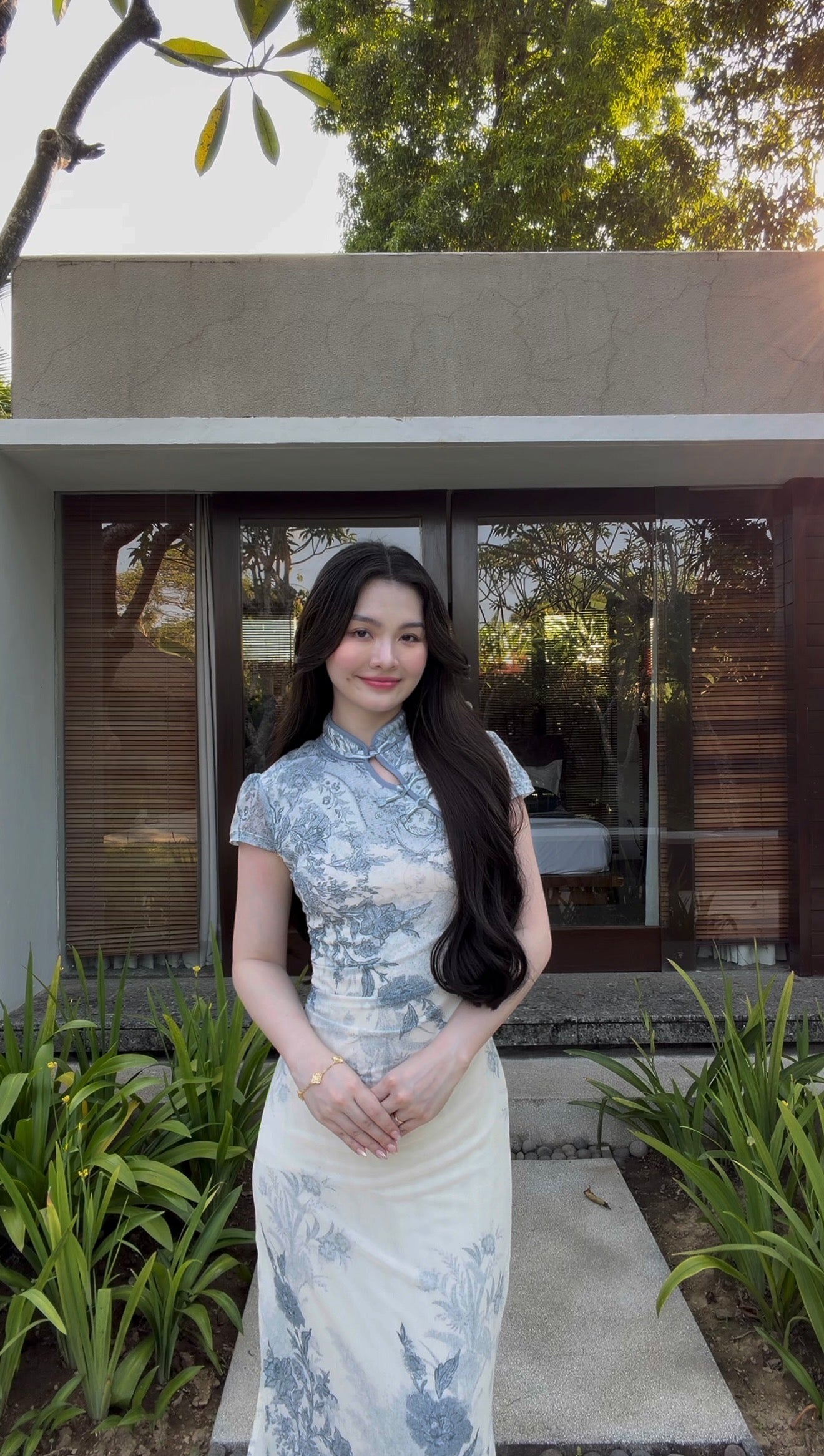 INK CHARM CLASSIC LONG CHEONGSAM 墨韵天成 SC1001