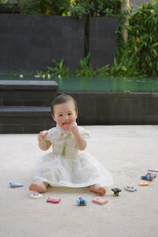 EMERALD GRACE PETITE BABY CHEONGSAM 翠色轻盈 BCSC001