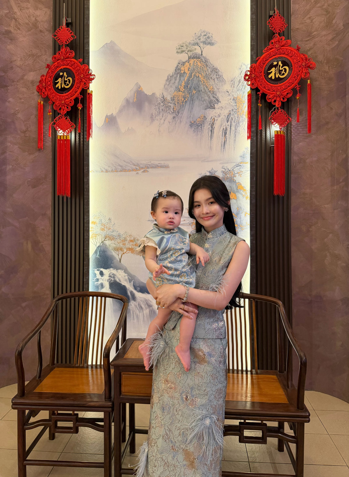 AZURE ELAN BABY CHEONGSAM 云水清韵