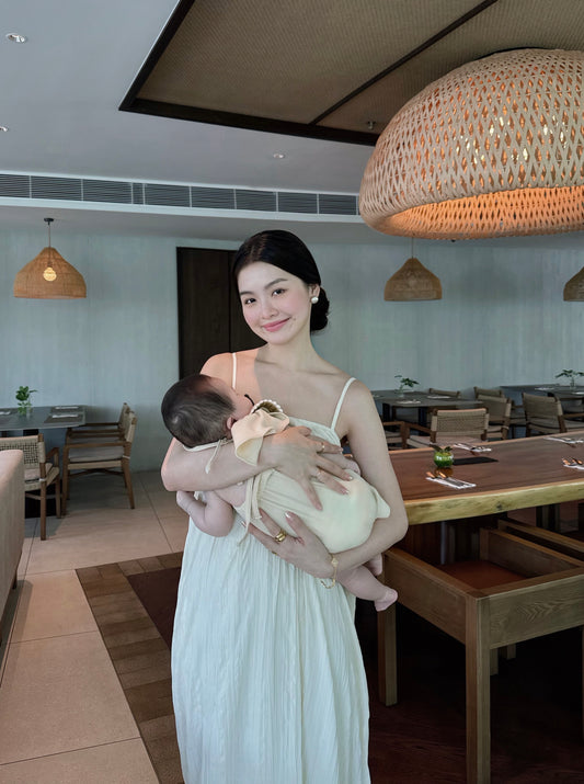 BEIGE STRAIGHT-CUT CAMI MAXI DRESS