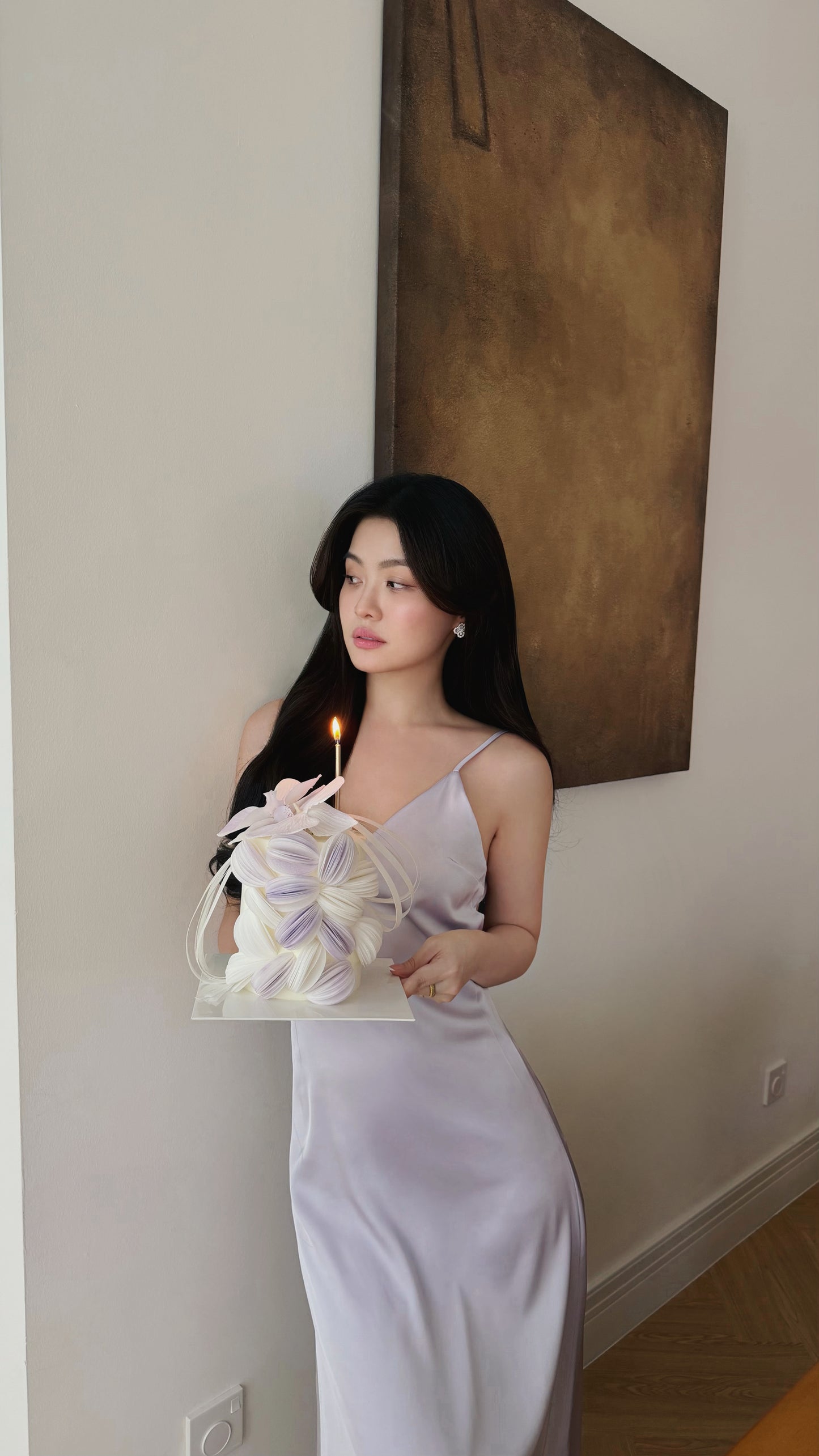 ELEGANT SATIN MAXI DRESS