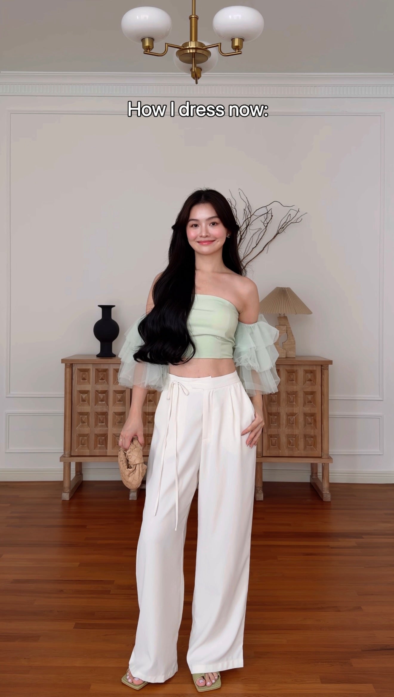 ELEGANT WHITE HIGH-WAISTED PANTS