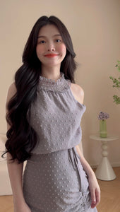 KOREA GREY MINI DRESS