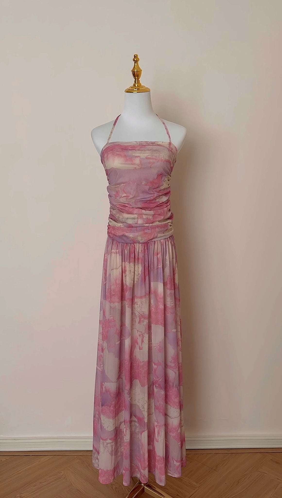 ELEGANT GRADIENT LONG DRESS