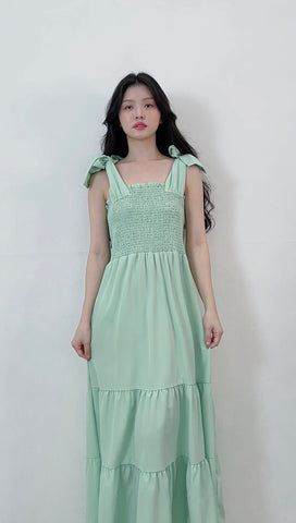 MINT GREEN LONG DRESS