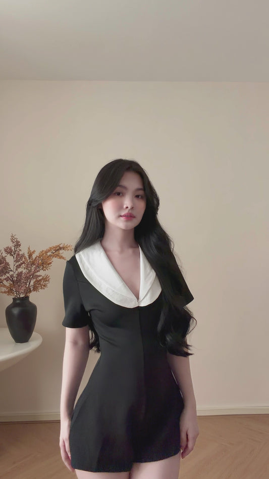 BLACK TAILORED JUMPSUIT