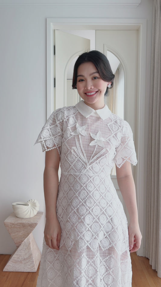 INTRICATELY EMBROIDERED DRESS