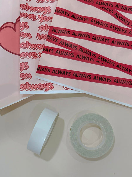 BODY/FABRIC TAPE DOUBLE-SIDED TRANSPARENT