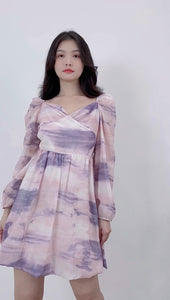 FRENCH GRADIENT DRESS