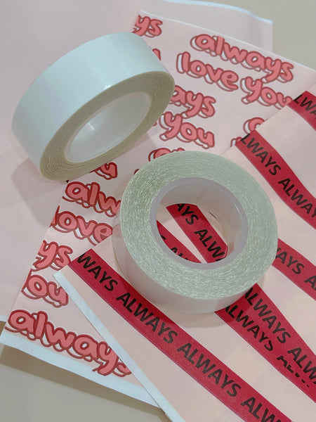 BODY/FABRIC TAPE DOUBLE-SIDED TRANSPARENT