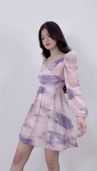 FRENCH GRADIENT DRESS