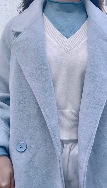 KOREA LIGHT BLUE COAT