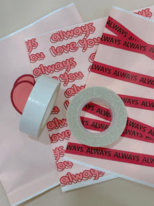 BODY/FABRIC TAPE DOUBLE-SIDED TRANSPARENT